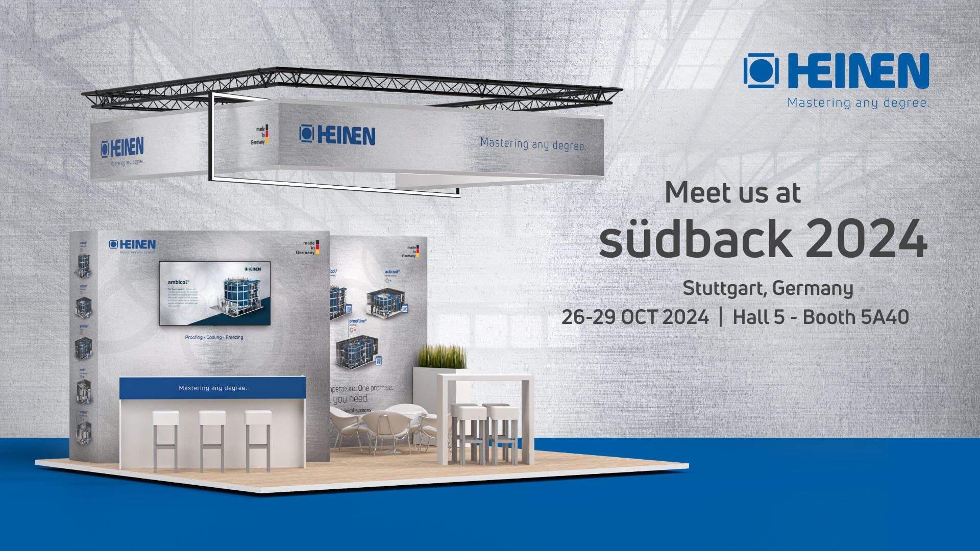 Meet us at: südback 2024 Hall 5 - Booth 5A40